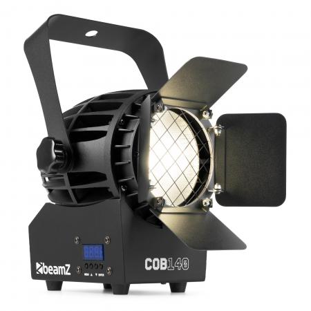 Iluminación Beamz COB140 Spot WW/CW con Barndoor