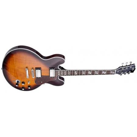 Guitarras Eléctricas SX SEL6CDS Archtop Dark Sunburst Guitarra Eléctrica