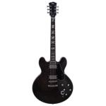 SX SEL6CTBK Archtop Transparent Black Guitarra Eléctrica