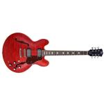 SX SEL6FOTRD Semicaja Transparent Red Guitarra Eléctrica