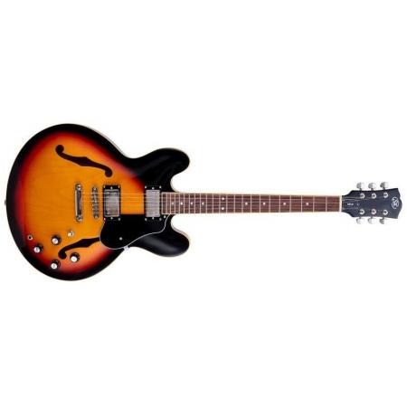 Guitarras Eléctricas SX SEL6VS Semicaja Vintage Sunbust Guitarra Eléctrica