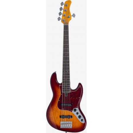 Bajos eléctricos Marcus Miller Sire Marcus Miller V7 VINTAGE ALDER-5 New Gen TS Bajo Eléctrico 5 cuerdas Tobacco Sunburst