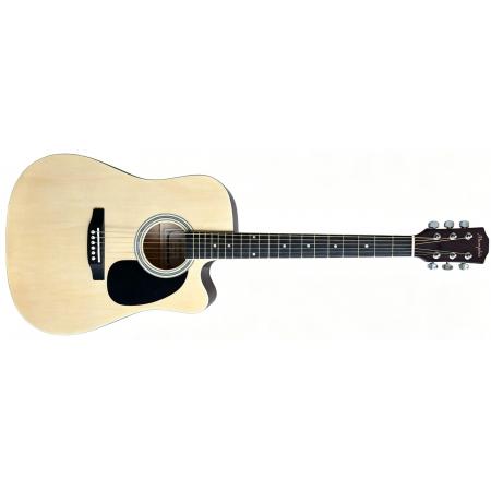 Guitarras Acústicas Memphis FG02941CNT Cutaway Guitarra Acústica Natural