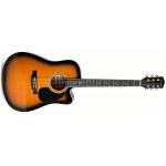 Memphis FG02941CSB Cutaway Guitarra Acústica Sunburst