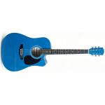 Memphis FG02941CBL Cutaway Guitarra Acústica Azul