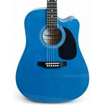 Memphis FG02941CBL Cutaway Guitarra Acústica Azul