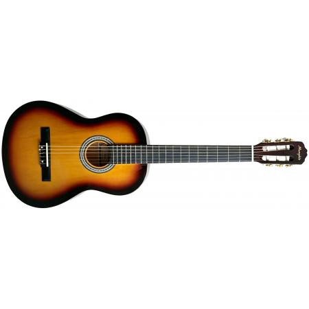 Guitarra Clásica - Guitarra española Memphis FT9513TS 3 Tone Sunburst Guitarra Clásica