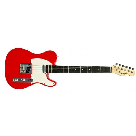 Guitarras Eléctricas Memphis YSKG03RD Telecaster Roja Guitarra Eléctrica