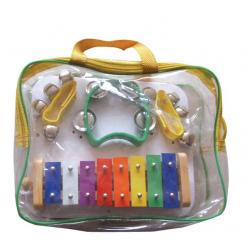 Percusión Infantil Memphis TZ3A Set de Instrumentos Pequeña Percusión Infantil