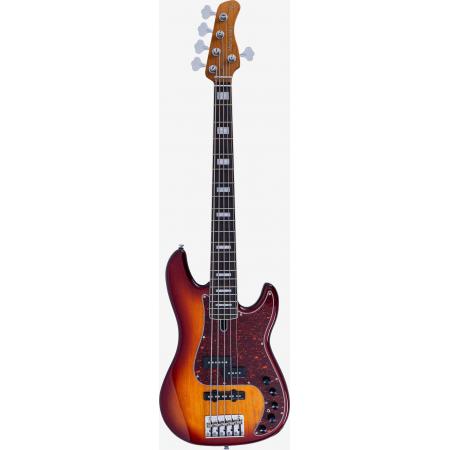 Bajos eléctricos Marcus Miller Sire Marcus Miller P7 ALDER-5 New Gen TS Bajo Eléctrico 5 cuerdas Tobacco Sunburst