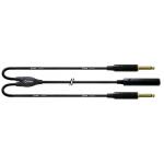 Cordial CFY03GPP Y Jack Mono Hembra 2 Machos 30CM Cable