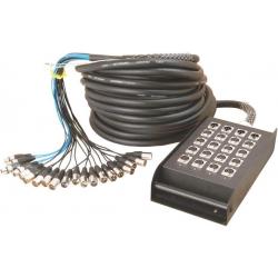 Cables de Audio Completos On Stage SNK164100V2 Cajetín de Escenario de 16 x 4 etapas, 100 pies