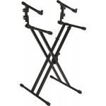 QuikLok QL642 Soporte para Dos Teclados en X Doble 2 Niveles