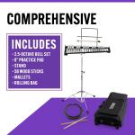 On-Stage BSK2500 - Kit de campana de octava de 2.5 con soporte