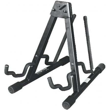 Soportes para Guitarra On Stage GS7462DB Soporte profesional para guitarra eléctrica y acústica con marco en A