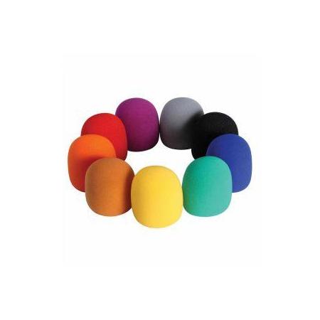 Accesorios microfonía y pies On Stage ASWS58C9 Pack 9 Antivientos De Colores