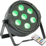 Ibiza Light THINPAR7X6-RGBW Foco Par 7 LED RGBW 6W Extraplano 