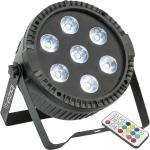 Ibiza Light THINPAR7X6-RGBW Foco Par 7 LED RGBW 6W Extraplano 