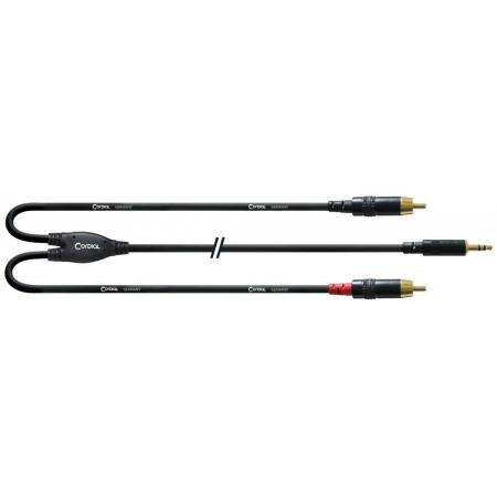 Cables Varios  Cordial CFY6WCC Y Minijack Estéreo/2 RCA 6M Cable