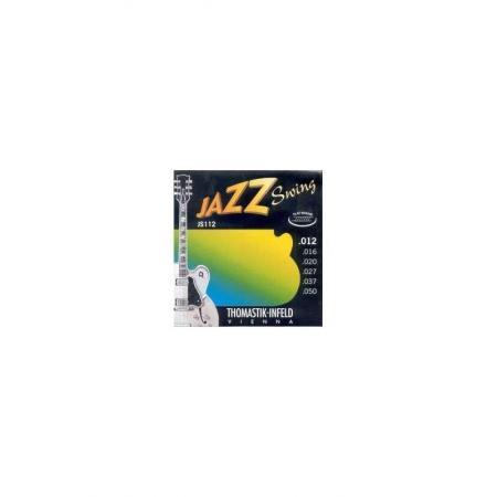 Cuerdas de Guitarra Eléctrica Thomastik Jazz Swing JS-112 12-50 Juego Eléctrica
