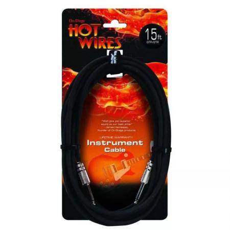 Cables de guitarra On Stage IC-15 4.5M Cable Guitarra