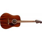 Fender California Deluxe Redondo Mahogany Walnut Fingerboard Natural Guitarra Acústica