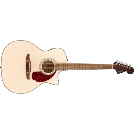Guitarras Electroacústicas Fender California Deluxe Redondo CE White Blonde Guitarra Electroacústica