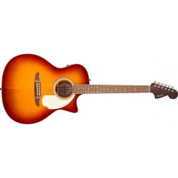 Guitarras Electroacústicas Fender California Deluxe Newporter CE Sienna Sunburst Guitarra Electroacústica