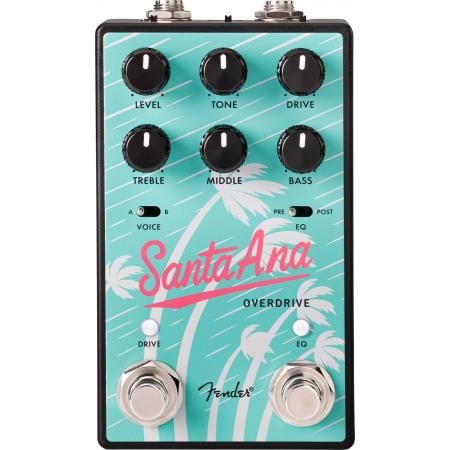 Pedales Fender Santa Ana Overdrive V2 Pedal de Guitarra