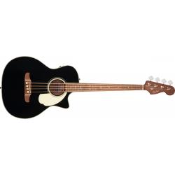 Bajos Acústicos  Fender California Deluxe Kingman Bass CE Black Bajo Electroacústico de 4 Cuerdas