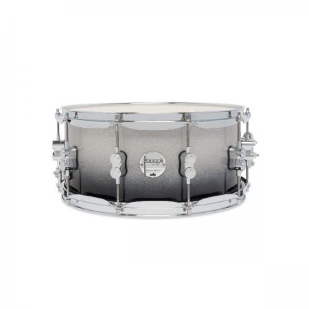 Cajas de Batería PDP by DW Concept Maple Caja 14x6.5 Silver to Black Fade
