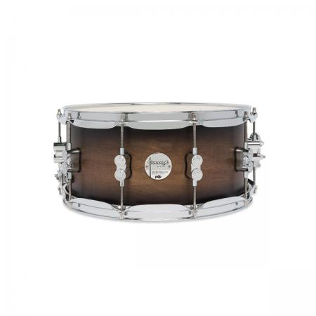 Cajas de Batería PDP by DW Concept Maple Caja 14x6.5 Charcoal Burst
