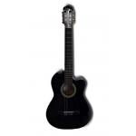 Memphis FT951C Guitarra Clásica Negra Cutway