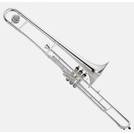 Trombones y Trompetas JUPITER JTB720VS PLATEADO TROMBON PISTONES DO CON ESTUCHE