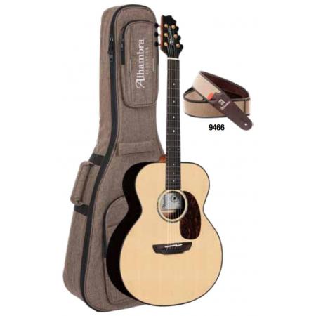Guitarras Acústicas Alhambra Alhambra AJ-SM E9 Jumbo Electrificada Fishman con funda