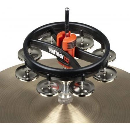 Panderetas Rythm Tech RT7420 Hat Trick G2 Nickel Pandereta