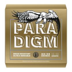 Cuerdas Guitarra Acústica Ernie Ball Cuerdas Guitarra Acústica Paradigm 80/20 Bronze 10-50