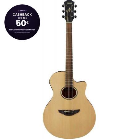 Guitarras Electroacústicas Yamaha APX600MNS Natural Satin Guitarra Electroacústica
