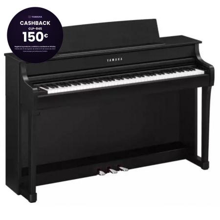 Pianos Electrónicos Yamaha CLP-845 B Negro Piano Clavinova