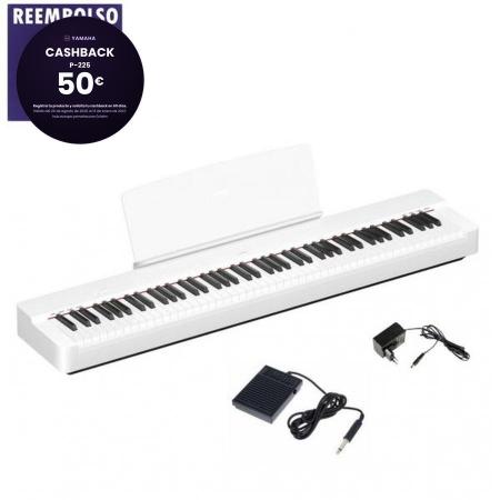 Teclados Electrónicos Yamaha P225W 88 Teclas Teclado Digital