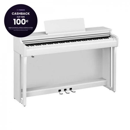Pianos Electrónicos Yamaha CLP-825 Wh Blanco Piano Clavinova