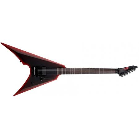 Guitarras Eléctricas LTD ESP LTD Arrow Black Metal II Black Red Burst Satin