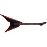 ESP LTD Arrow Black Metal II Black Red Burst Satin