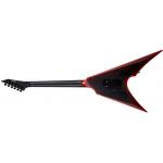 ESP LTD Arrow Black Metal II Black Red Burst Satin