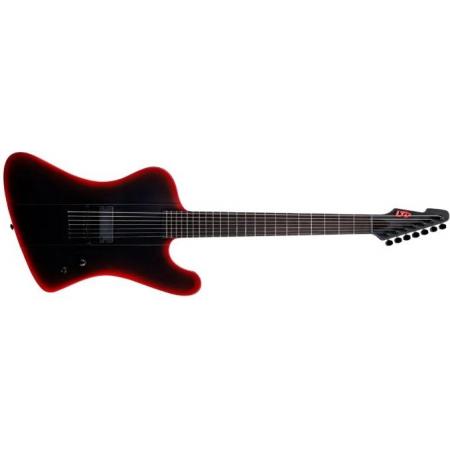 Guitarras Eléctricas LTD ESP LTD Phoenix 7B Black Metal II Black Red Burst Satin