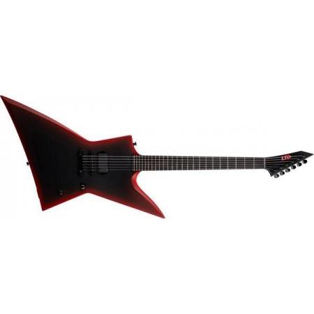 Guitarras Eléctricas LTD ESP LTD EXL Black Metal II Black Red Burst Satin