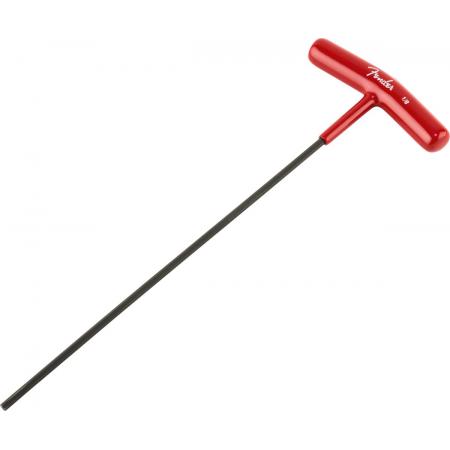 Limpieza y herramientas Luthería Fender T-Handle 1/8'' Llave Ajuste Alma Rojo