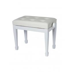 Banquetas para teclado Probench PB09MBS04 Banqueta Piano Blanco Mate