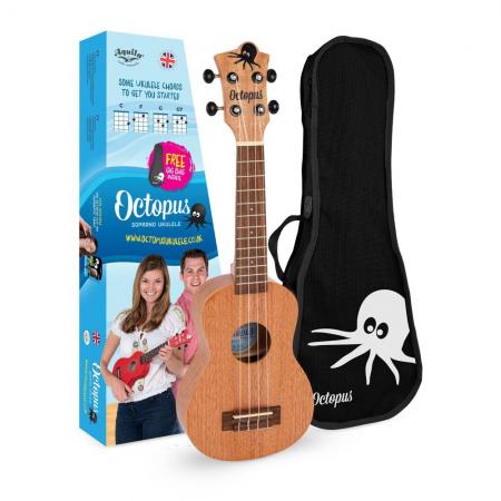 Ukelele Ukelele Soprano Octopus UK-205NAT Natural