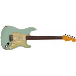 Guitarras Custom Shop  Fender Custom Shop 62S Stratocaster Daphne Blue Guitarra Eléctrica